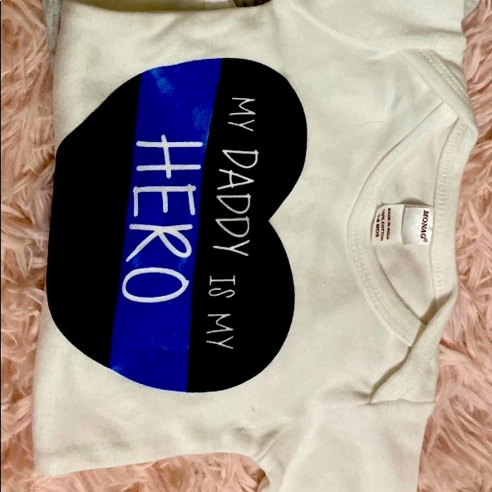 Set of 2 Onesies for Son of Law Enforcement/ Police Officer